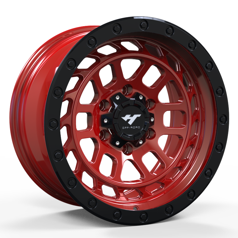 18-24 inch black + red forged and coutom wheel rim