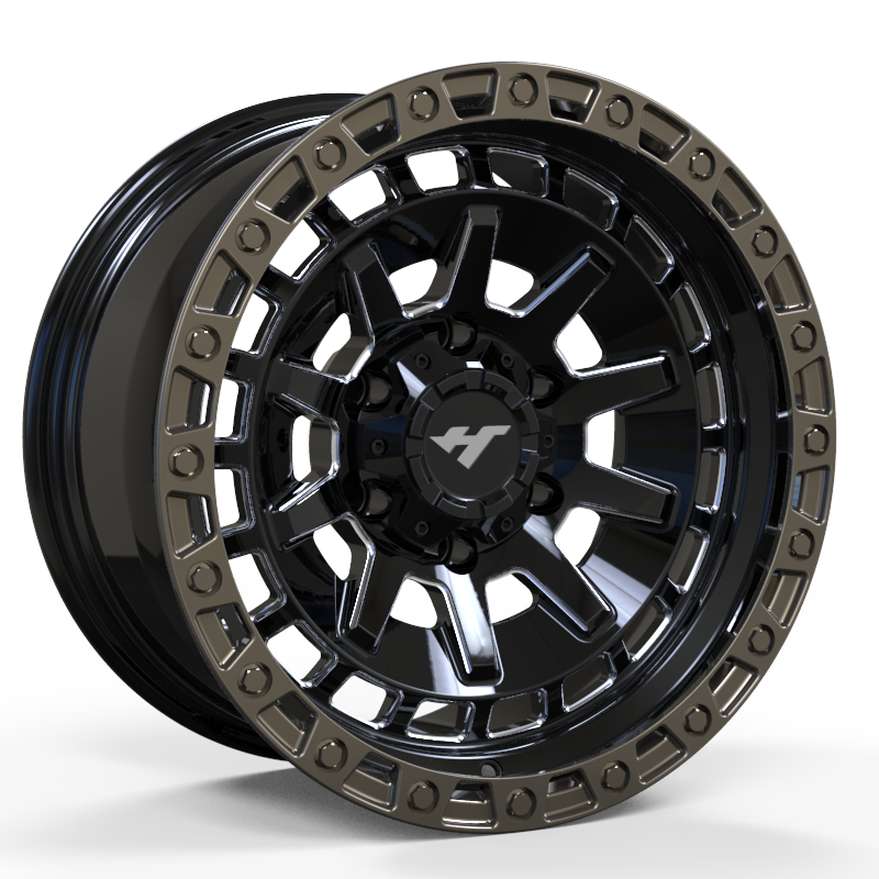 17X8.0 inch Black & Bronze wheel rim