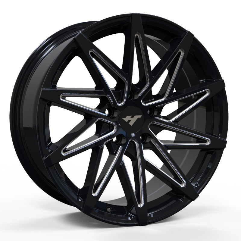 17X7.5 inch black machine face wheel rim