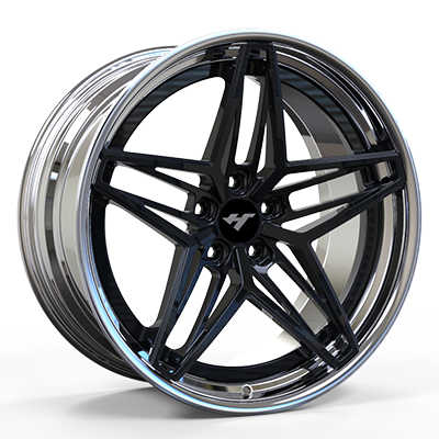 AG5004　18-24 inch　Chrome + Black Face wheel rim