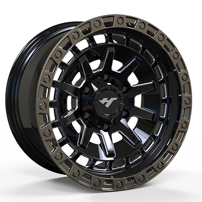 AS5018　17X8.0 inch　Black & Bronze wheel rim